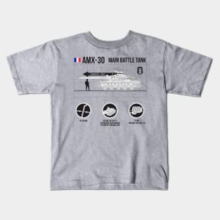 Infographics of AMX 30 Kids T-Shirt